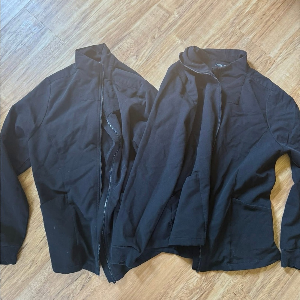 2 mandala scrub jackets